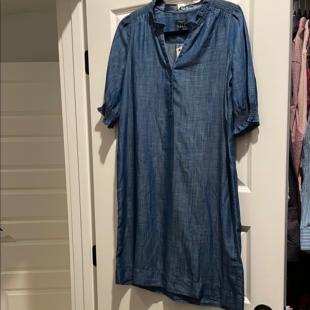 Talbots Blue Dress - Picture 13 of 13
